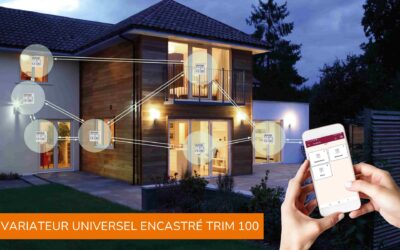 L’installation d’éclairage moderne est complétée par une technologie de communication innovante.