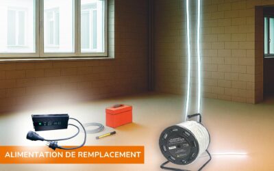 Éclairage de secours fiable pour bandes LED