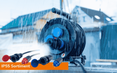 IP55 Kabel und Stecker – Zuverlässige Stromversorgung für extreme Einsatzbedingungen