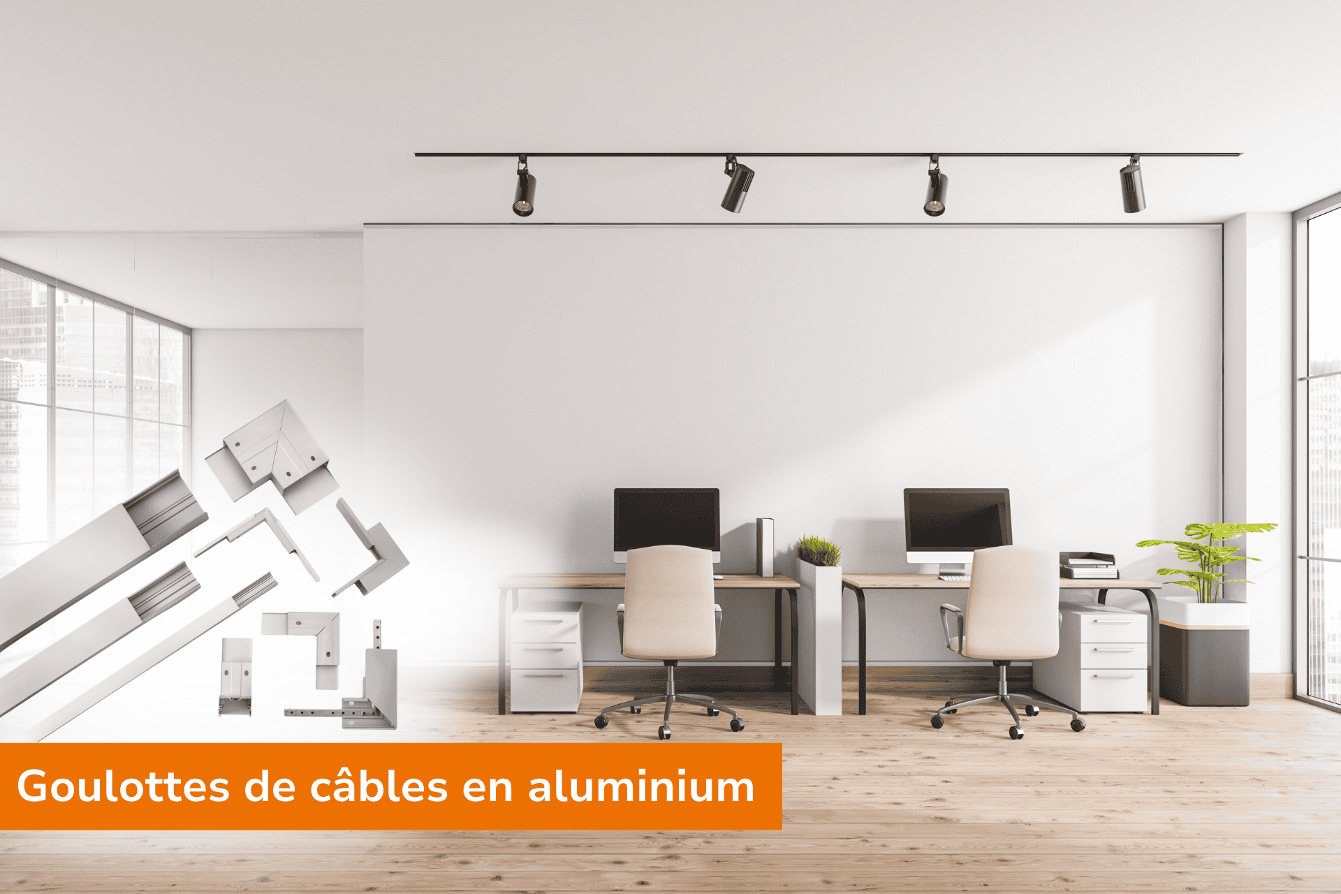 Praktisch und elegant – Kabelführung in formschönen Aluminium-Kabelkanälen