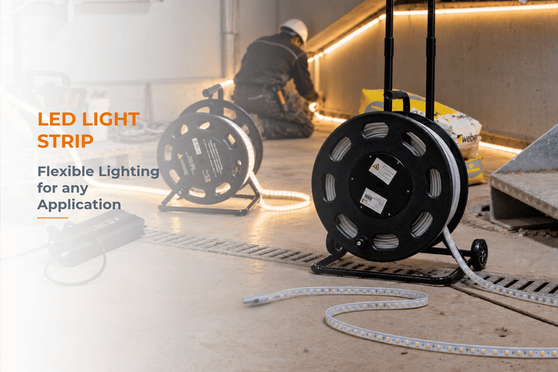 LED-Lichtband für die Baustelle: Flexibles Licht für jeden Einsatz